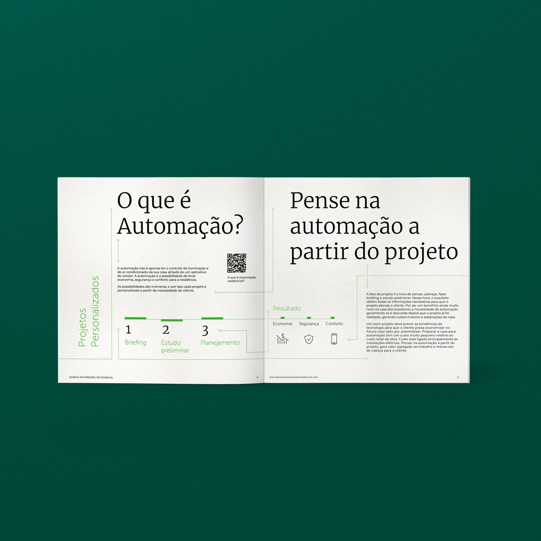 Publicação aberta da Domus sobre automação residencial