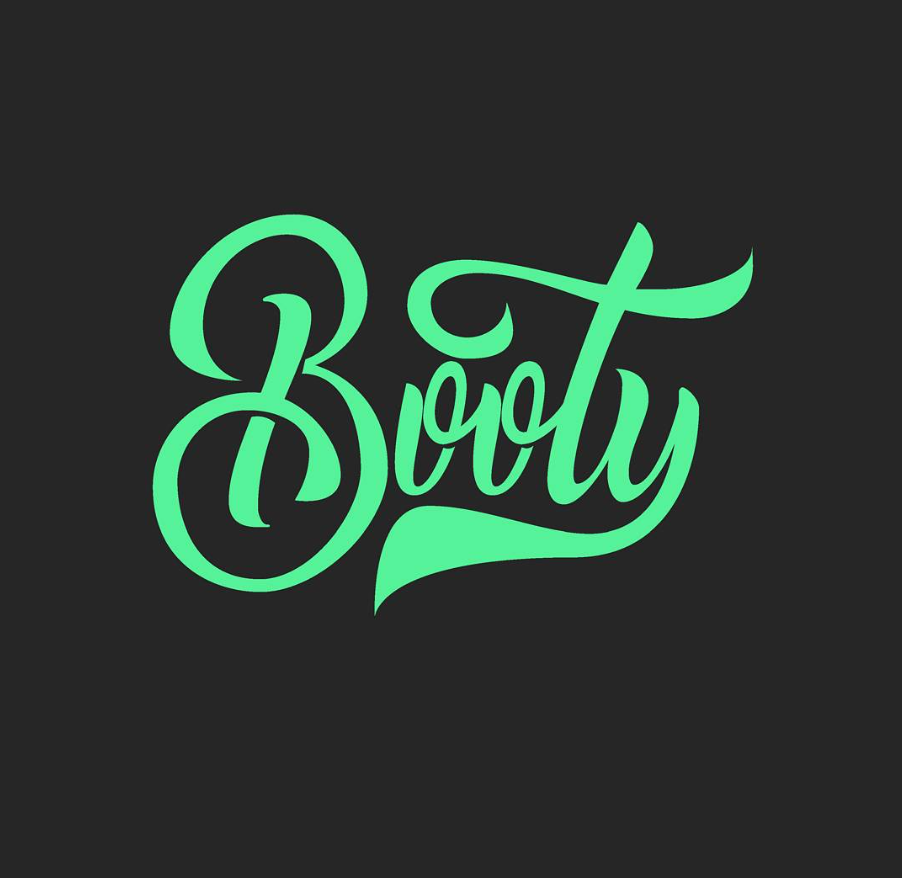 Lettering Bivity em verde sobre fundo escuro